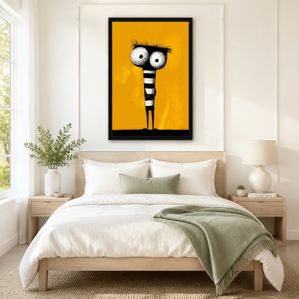 Big Eyes Monster Pop Art Canvas Wall Art