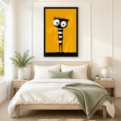 Big Eyes Monster Pop Art Canvas Wall Art
