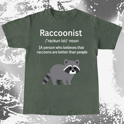 Raccoonist Raccoons Are Better Than People, funny meme tee gift (view 5)