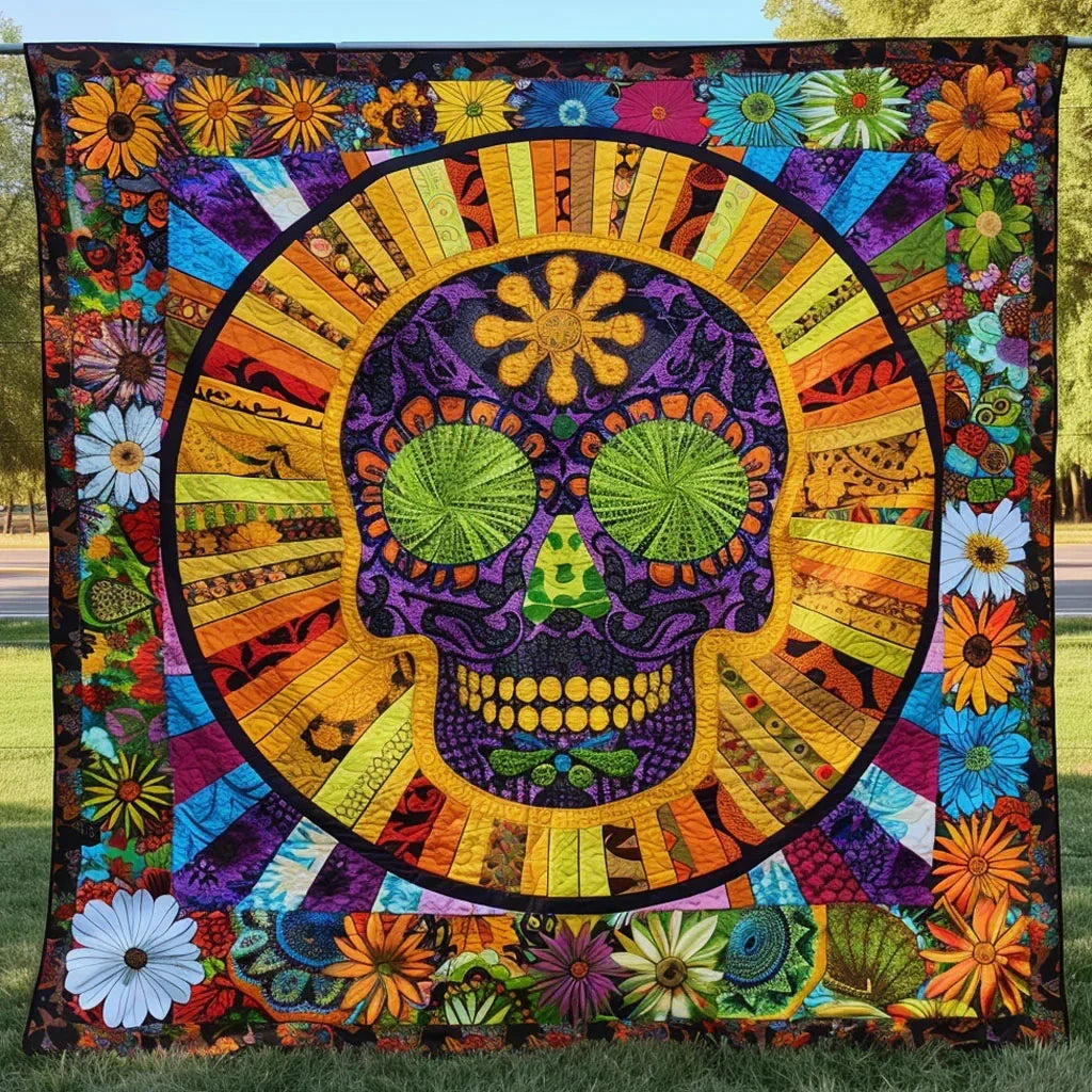 Radiant Bones Quilt Blanket