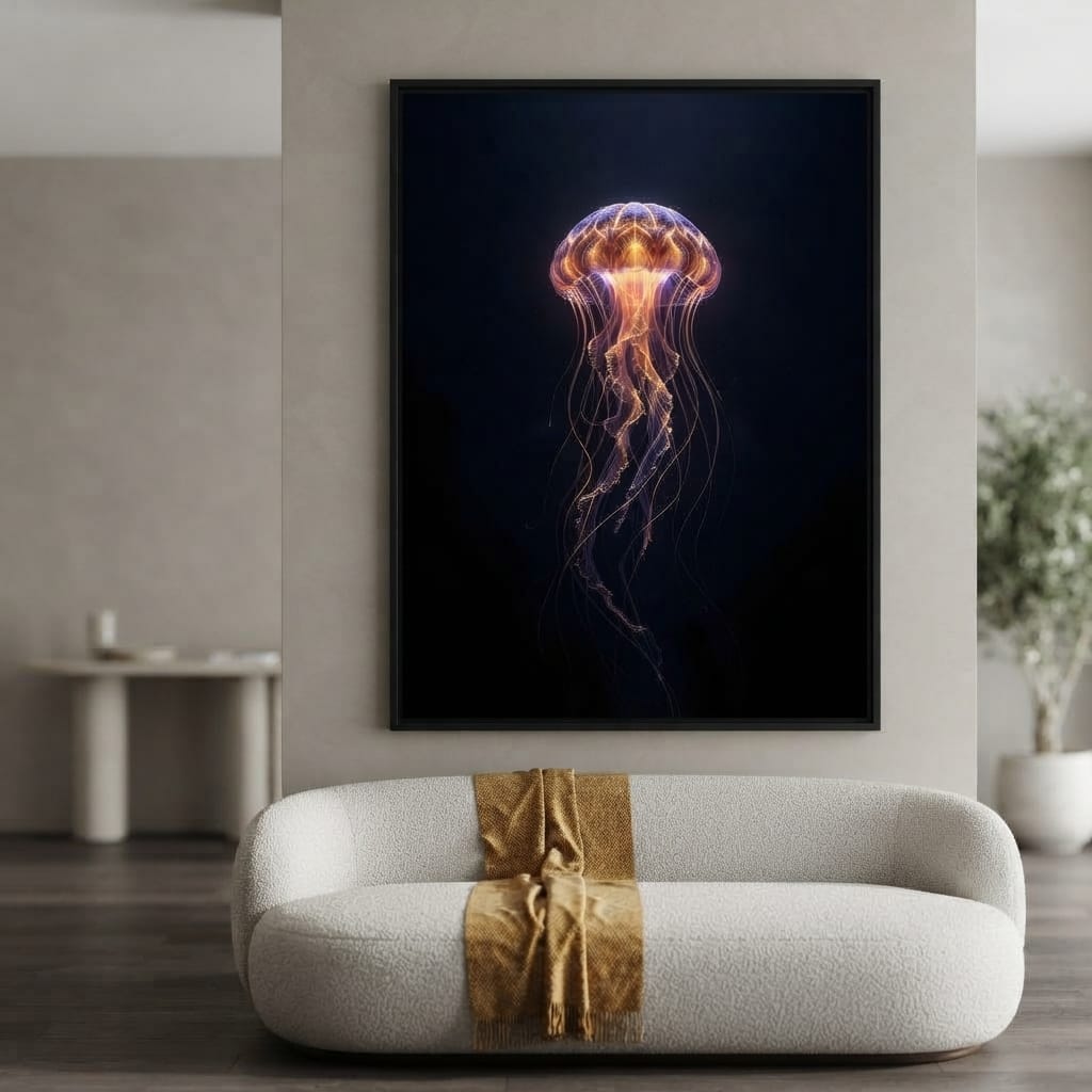 Radiant Deep Abyss Canvas Wall Art