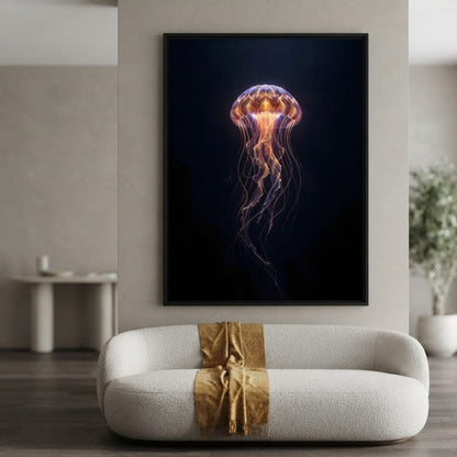Radiant Deep Abyss Canvas Wall Art