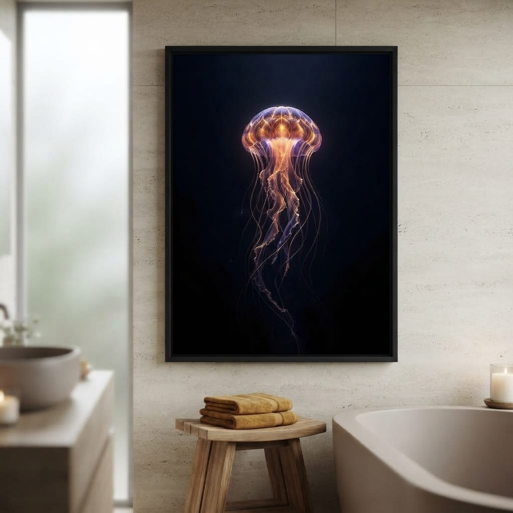 Radiant Deep Abyss Canvas Wall Art