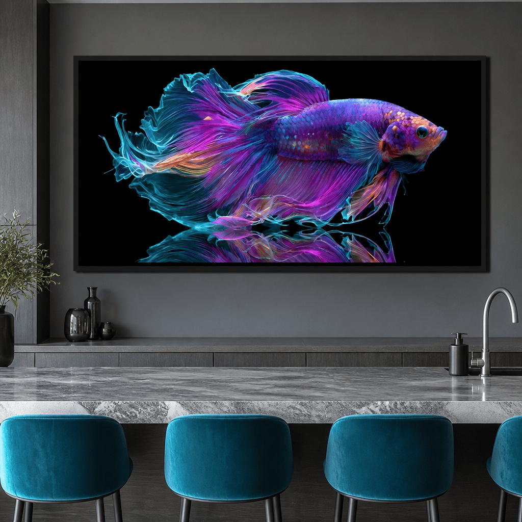 Radiant Fish Canvas Wall Art