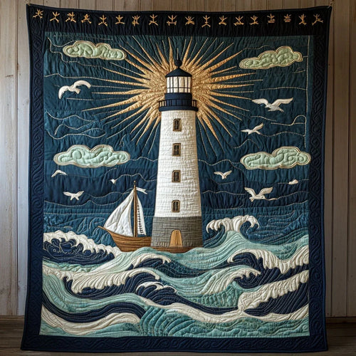 Radiant Horizon Quilt Blanket