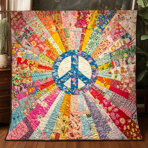 Radiant Peace Quilt Blanket