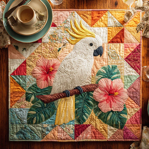 Rainbow Flight Quilted Table Topper