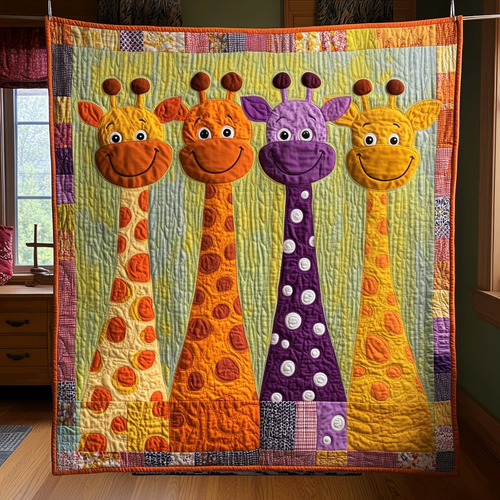 Rainbow Spots Quilt Blanket - Quilted Blanket by Wild and Way