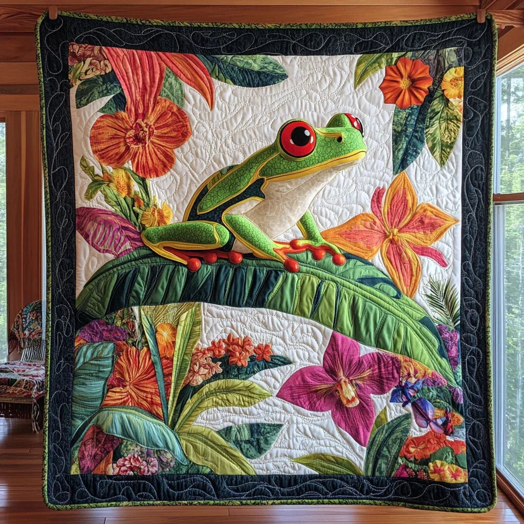 Rainforest Jewel Quilt Blanket