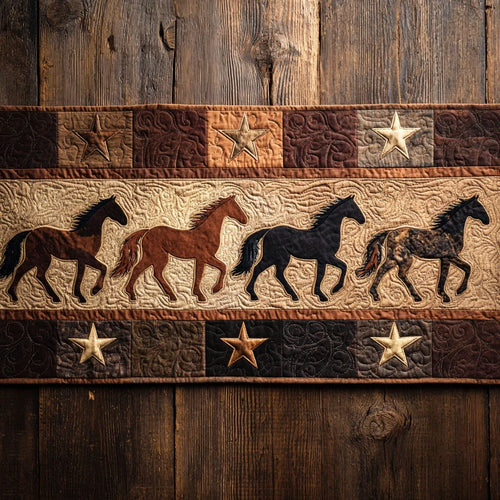 Ranch Stampede Quilted Table Runner