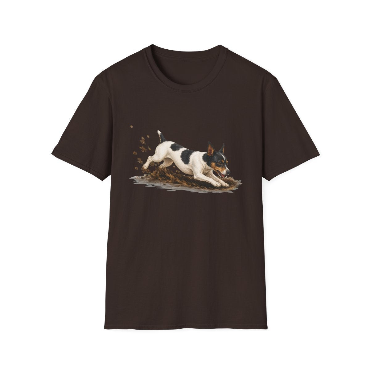 Rat Terrier Excavating Mode On Tee