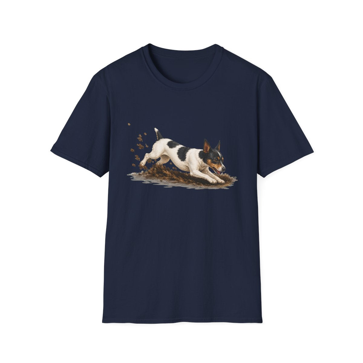 Rat Terrier Excavating Mode On Tee