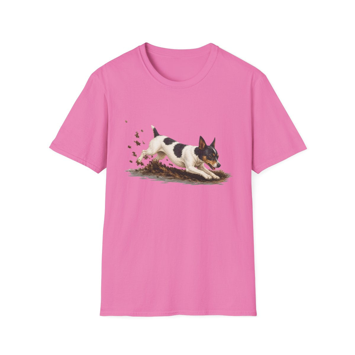 Rat Terrier Excavating Mode On Tee