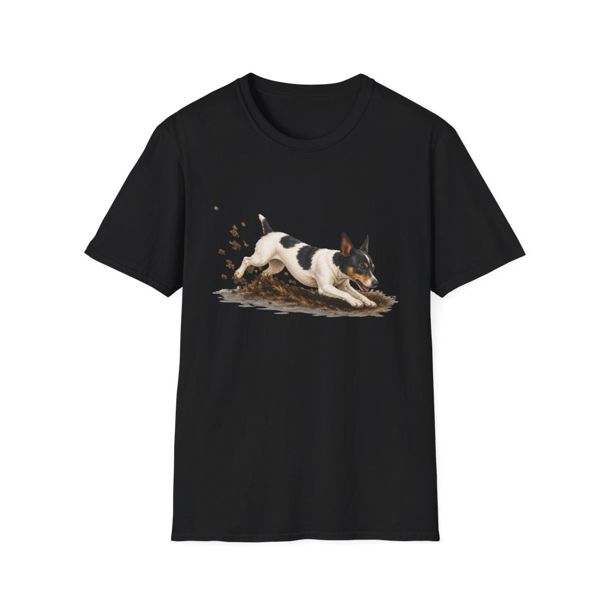 Rat Terrier Excavating Mode On Tee