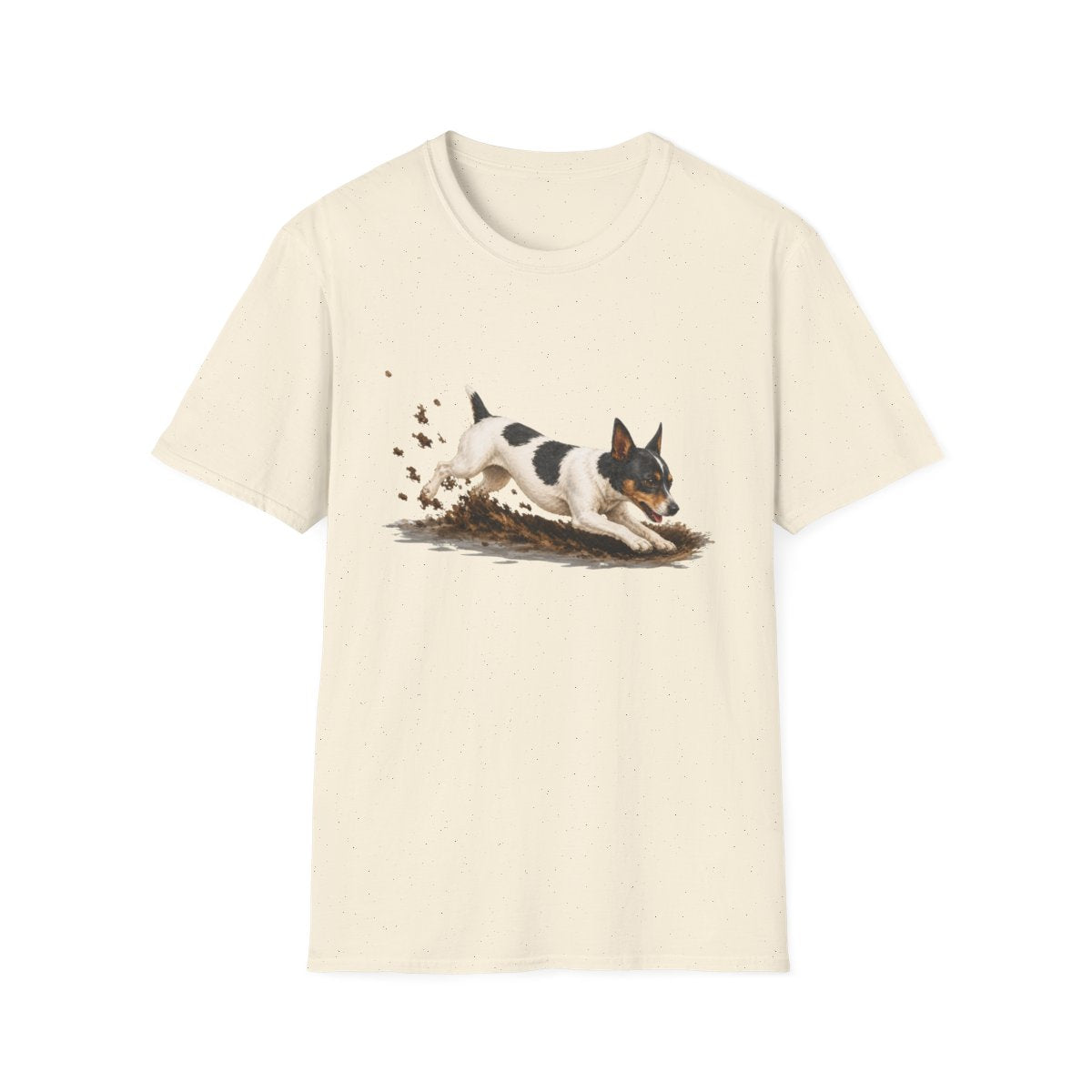 Rat Terrier Excavating Mode On Tee