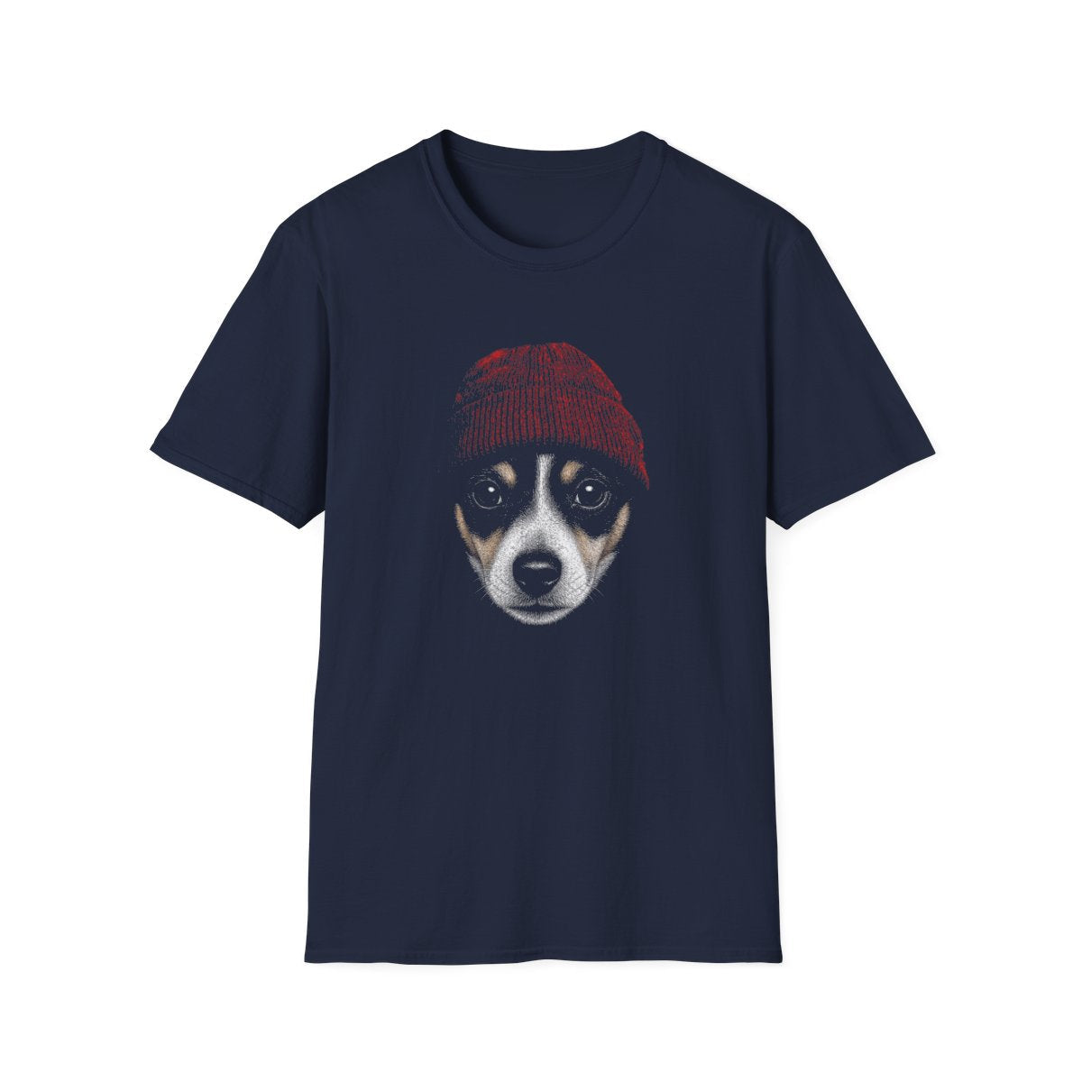 Rat Terrier In Beanie Tee