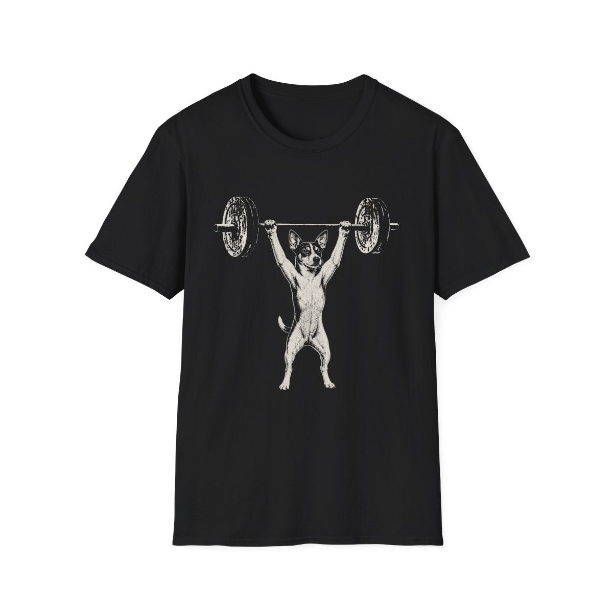 Rat Terrier Powerlifting Tee