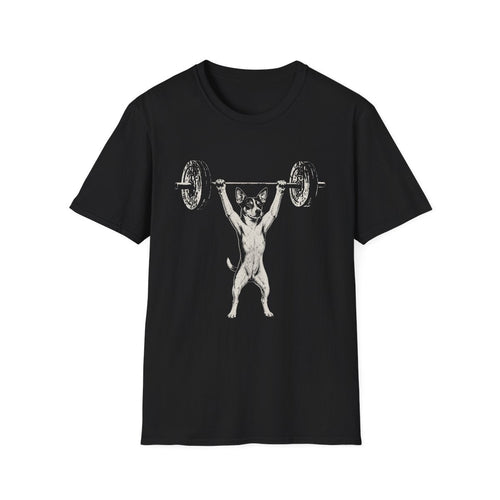 Rat Terrier Powerlifting Tee