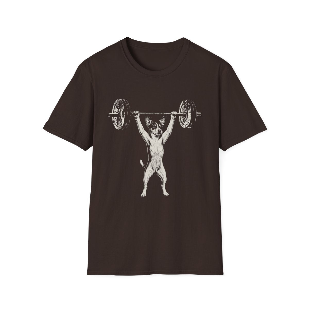 Rat Terrier Powerlifting Tee