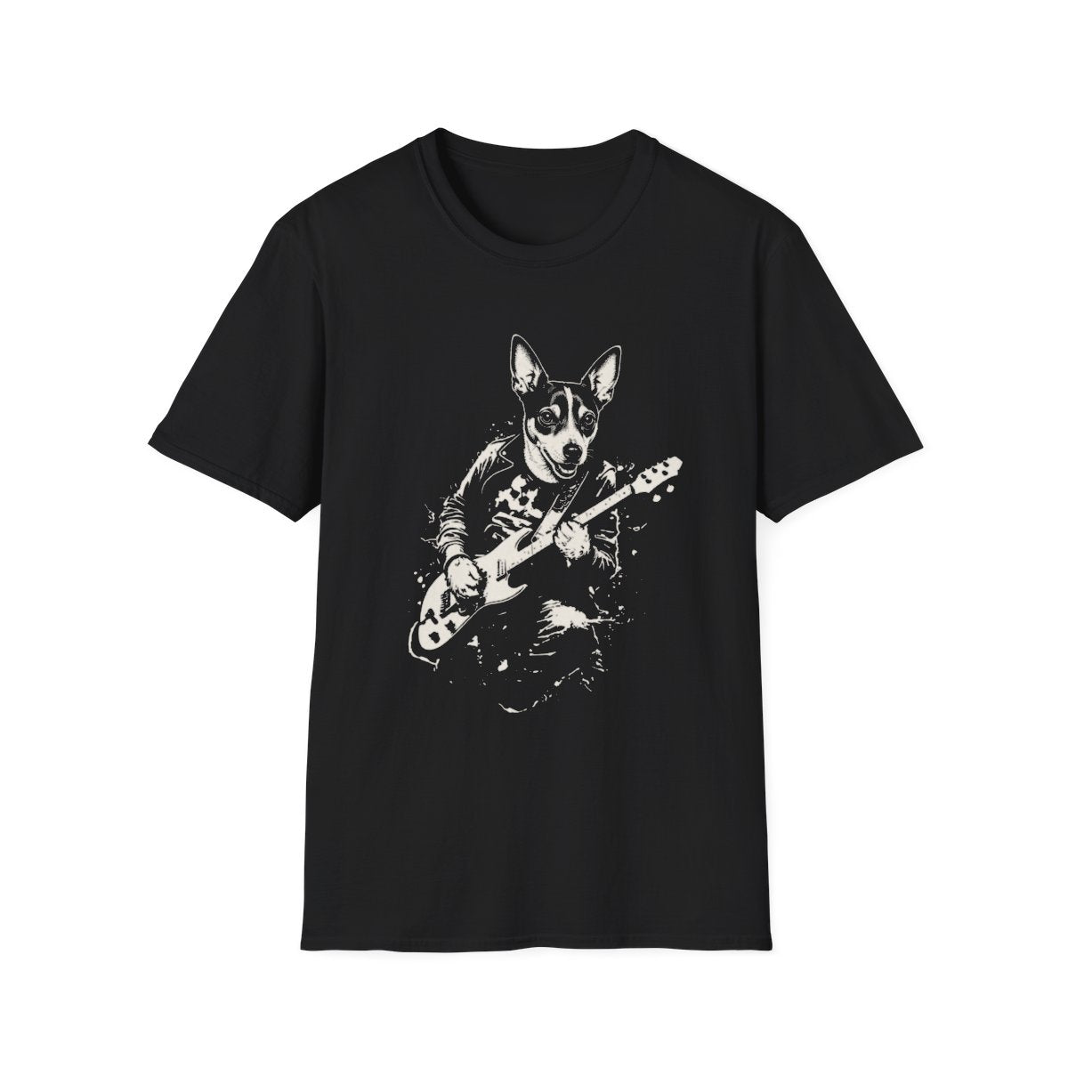 Rat Terrier Rocking Guitar Tee