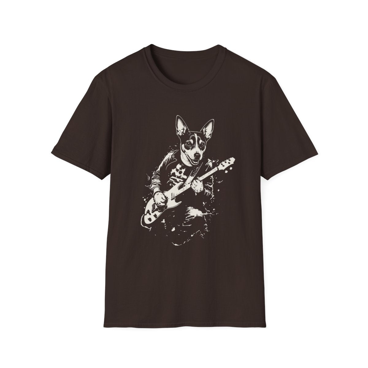 Rat Terrier Rocking Guitar Tee