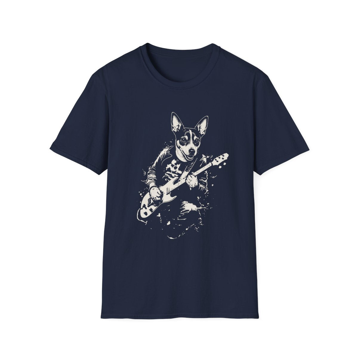 Rat Terrier Rocking Guitar Tee