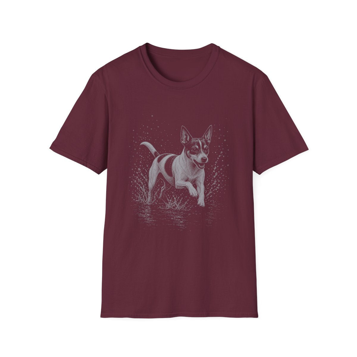 Rat Terrier Water Run Tee