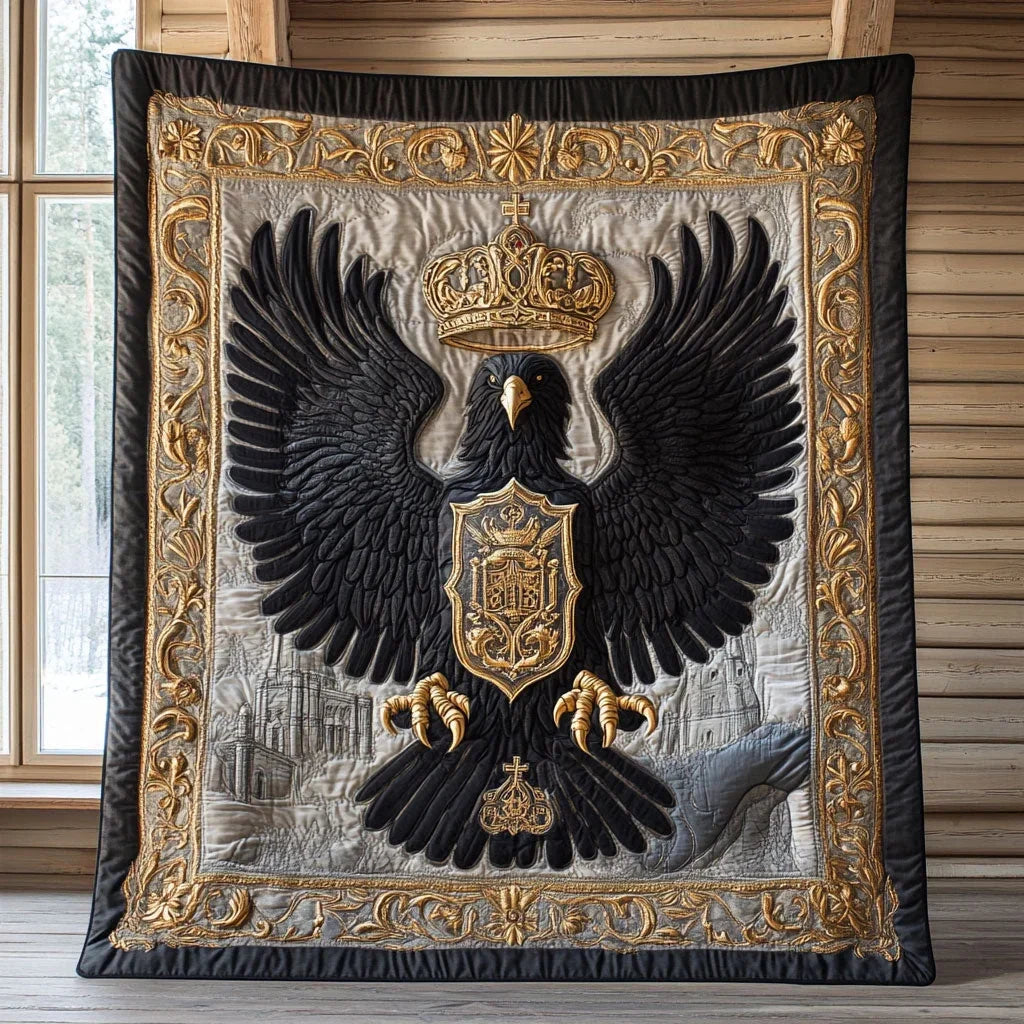 Raven Crown Quilt Blanket