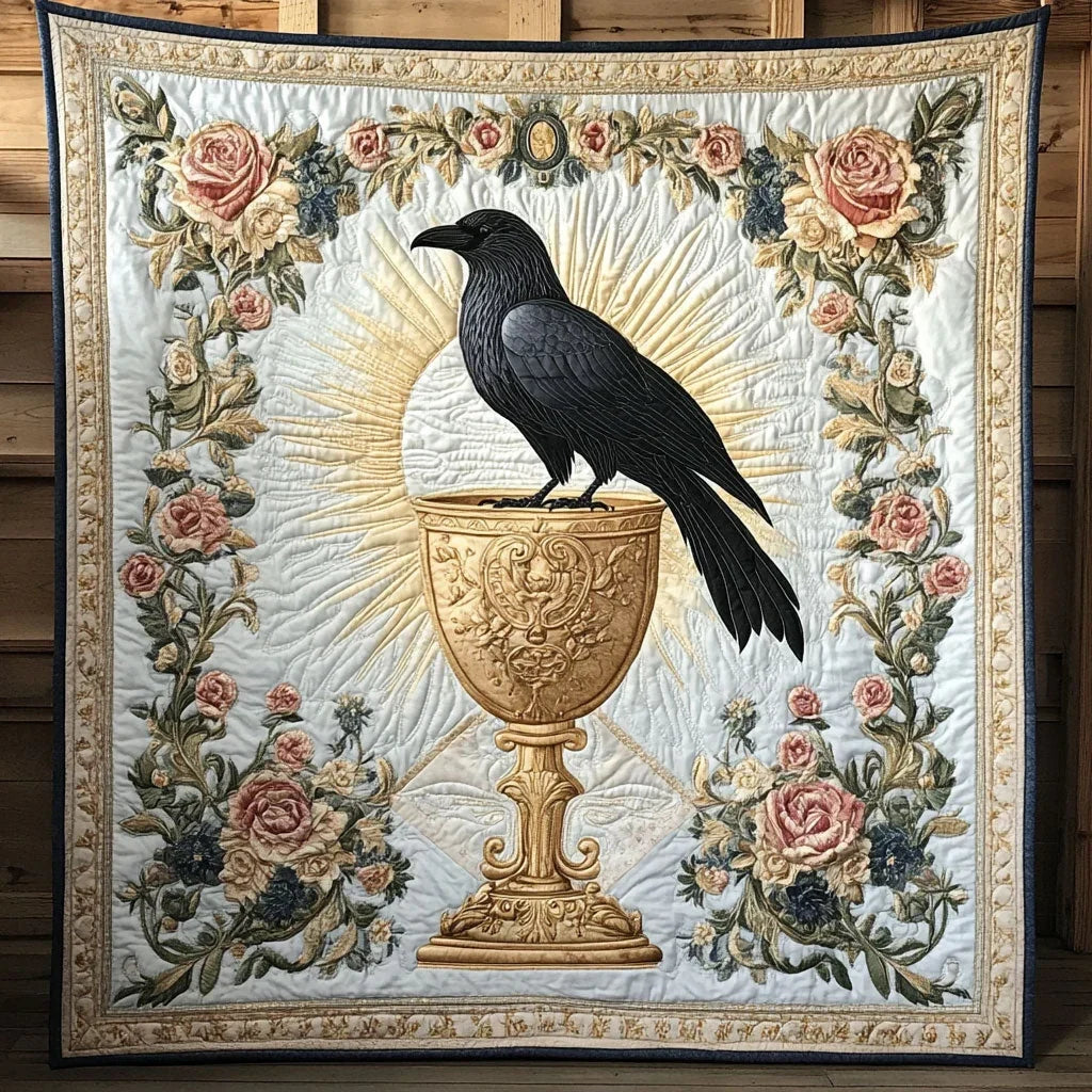 Raven's Blessing Quilt Blanket