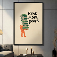 Read More Books Motivational Canvas Wall Art