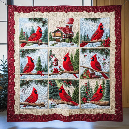 Red Blessing Quilt Blanket