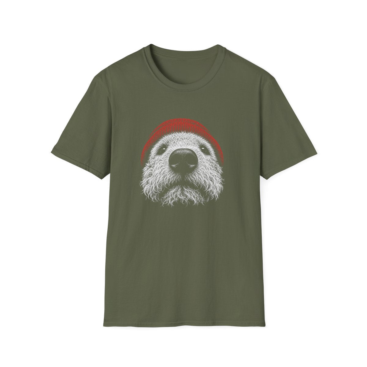 Red Hat Bedlington Terrier Tee