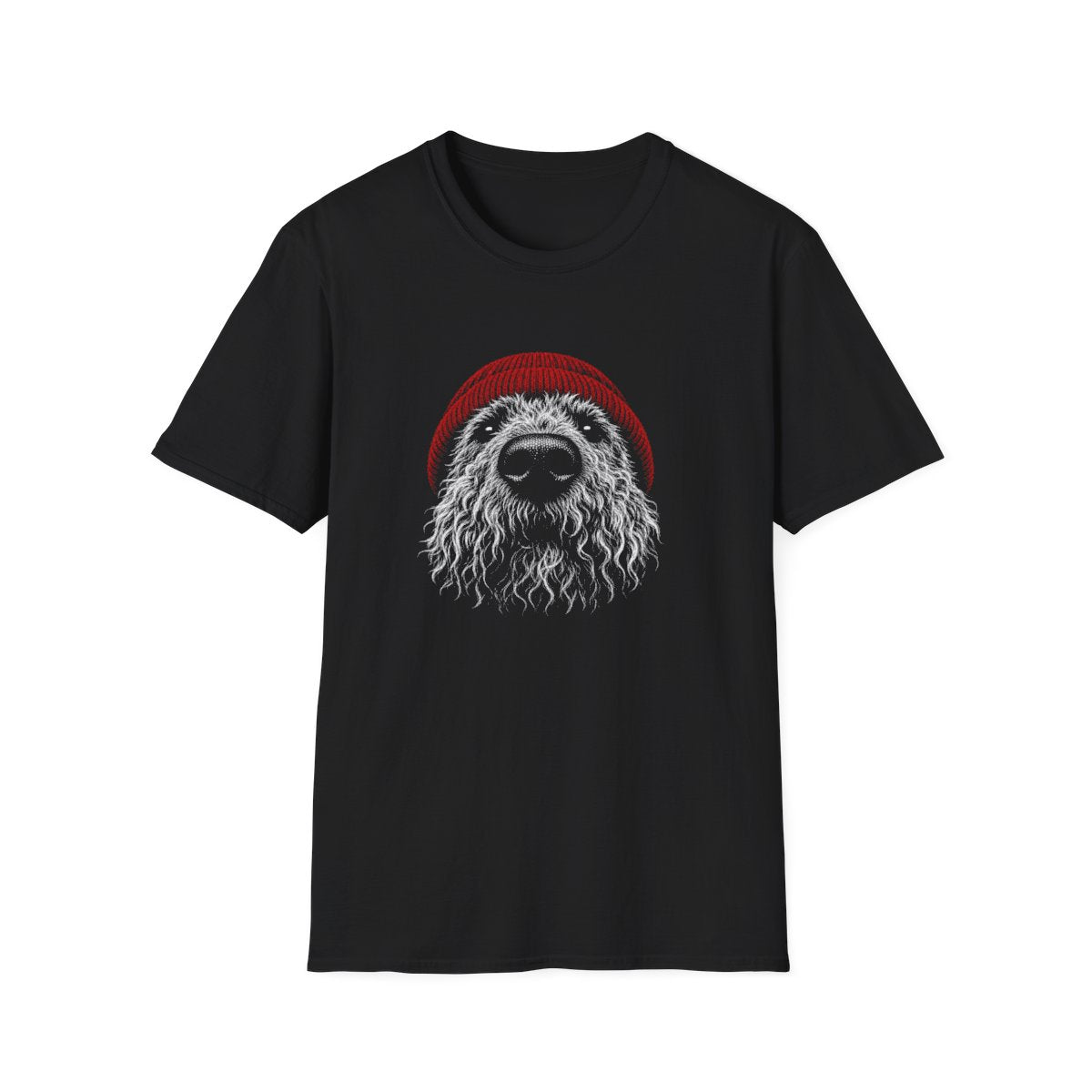 Red Hat Kerry Blue Terrier Tee