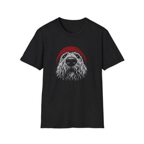 Red Hat Kerry Blue Terrier Tee