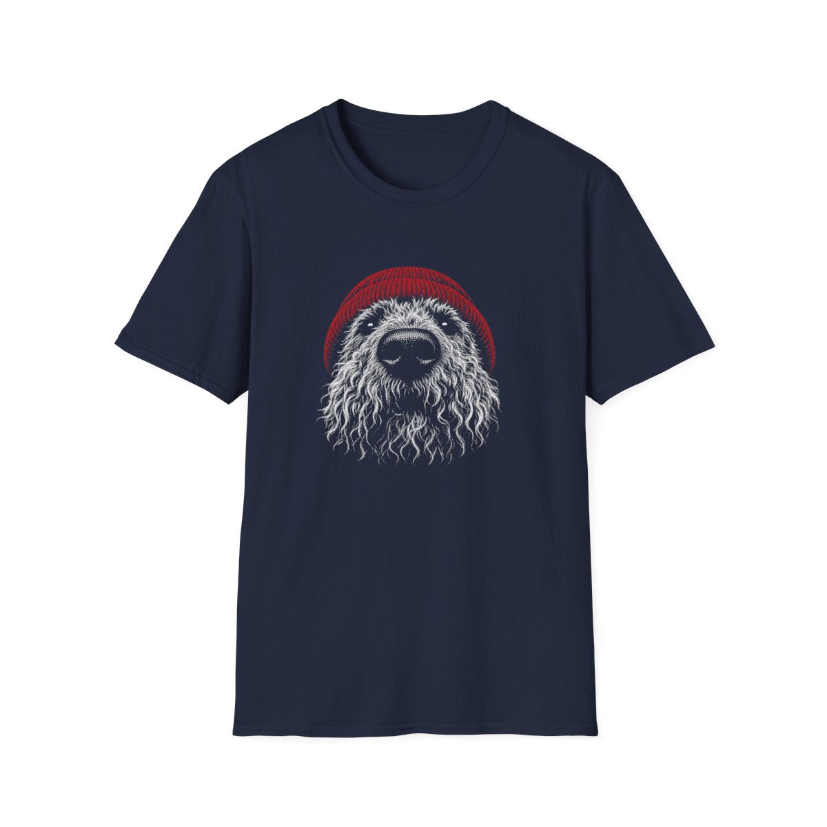 Red Hat Kerry Blue Terrier Tee