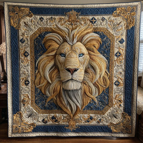 Regal Lion Quilt Blanket