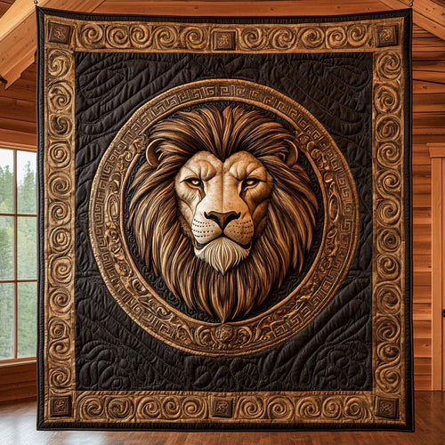 Regal Roar Quilt Blanket