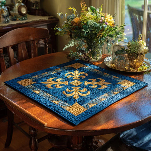 Regal Roots Quilted Table Topper