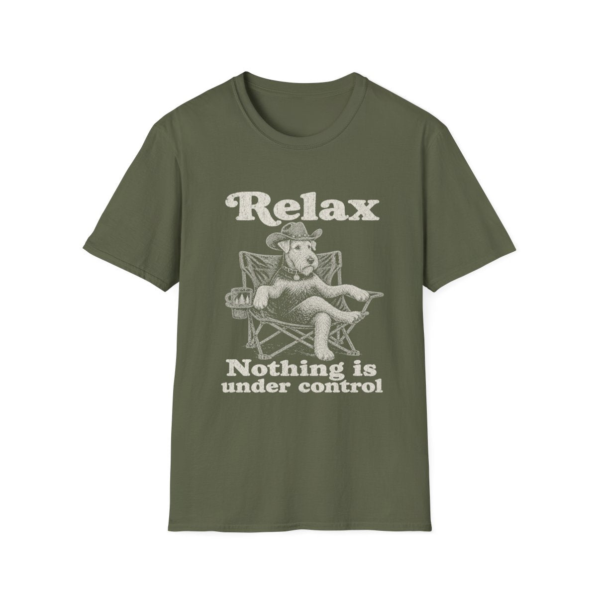 Relax Airedale Terrier Tee