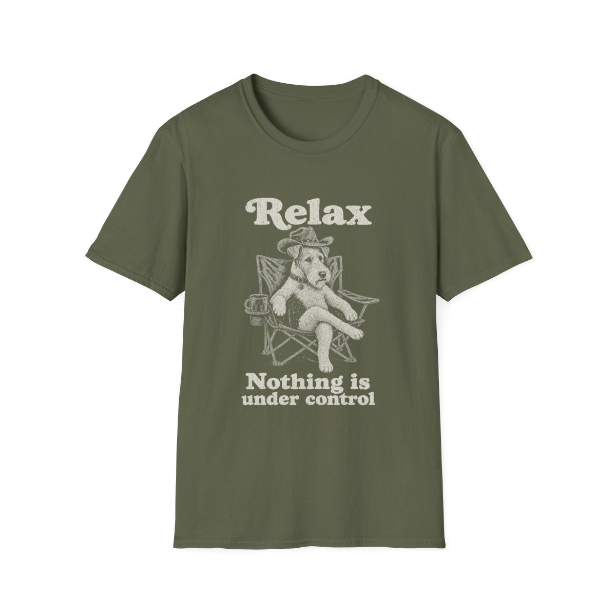Relax Wire Fox Terrier Tee