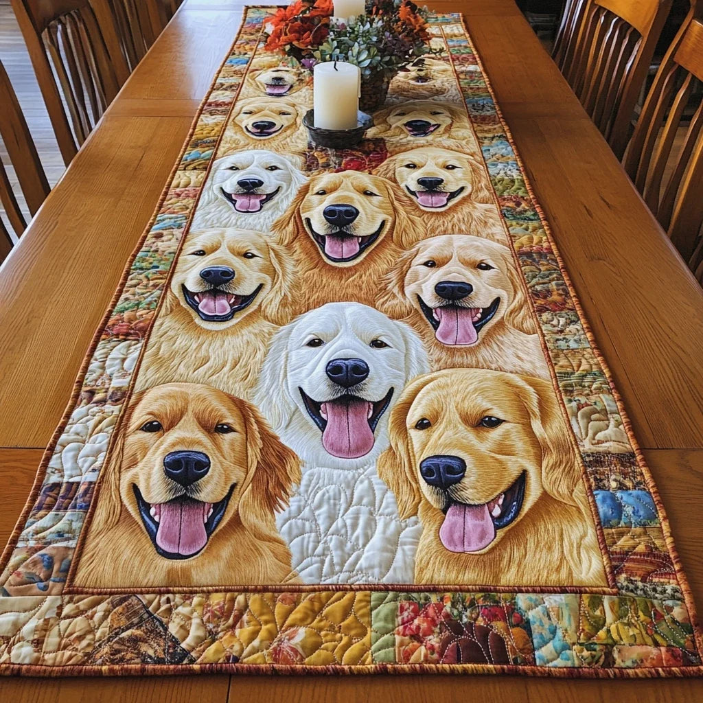 Retriever Lane Quilted Table Runner