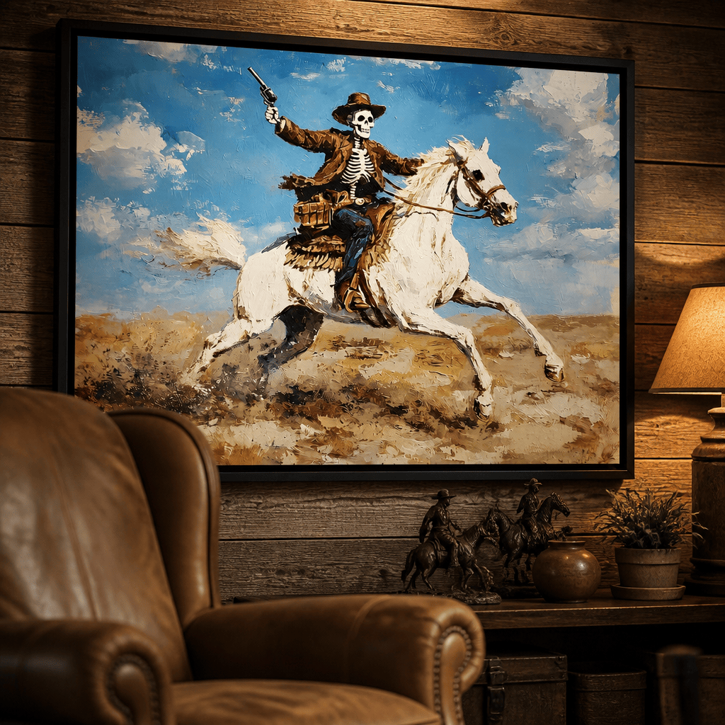 Rider of the Endless Plains Canvas Wall Art