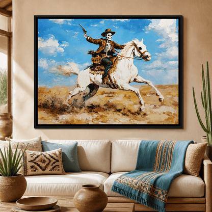 Rider of the Endless Plains Canvas Wall Art