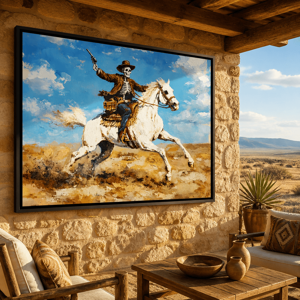 Rider of the Endless Plains Canvas Wall Art