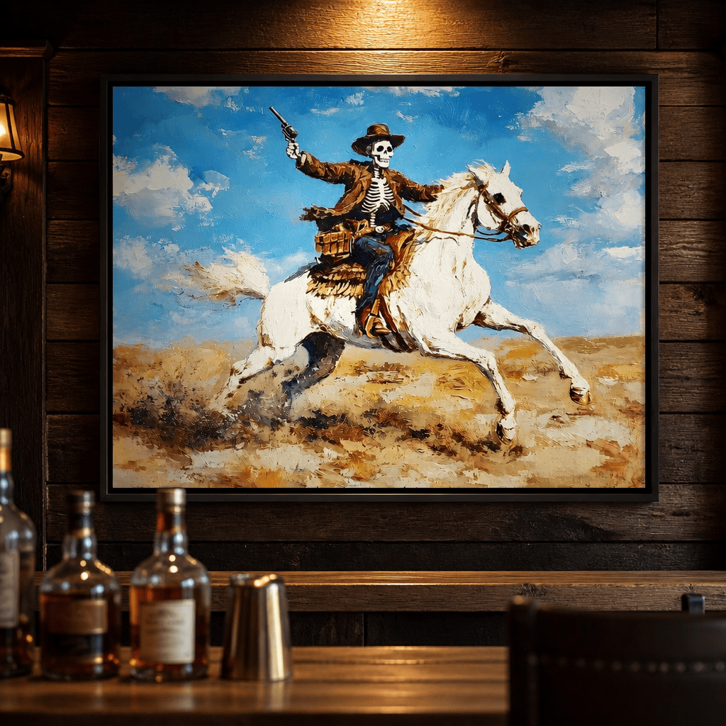Rider of the Endless Plains Canvas Wall Art