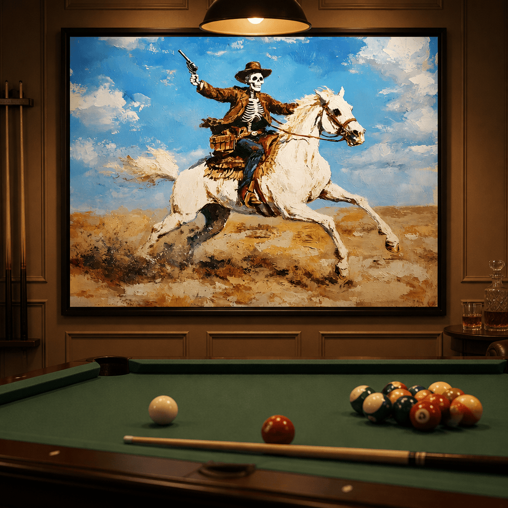 Rider of the Endless Plains Canvas Wall Art