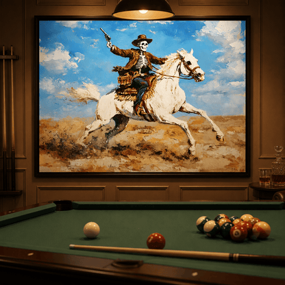 Rider of the Endless Plains Canvas Wall Art