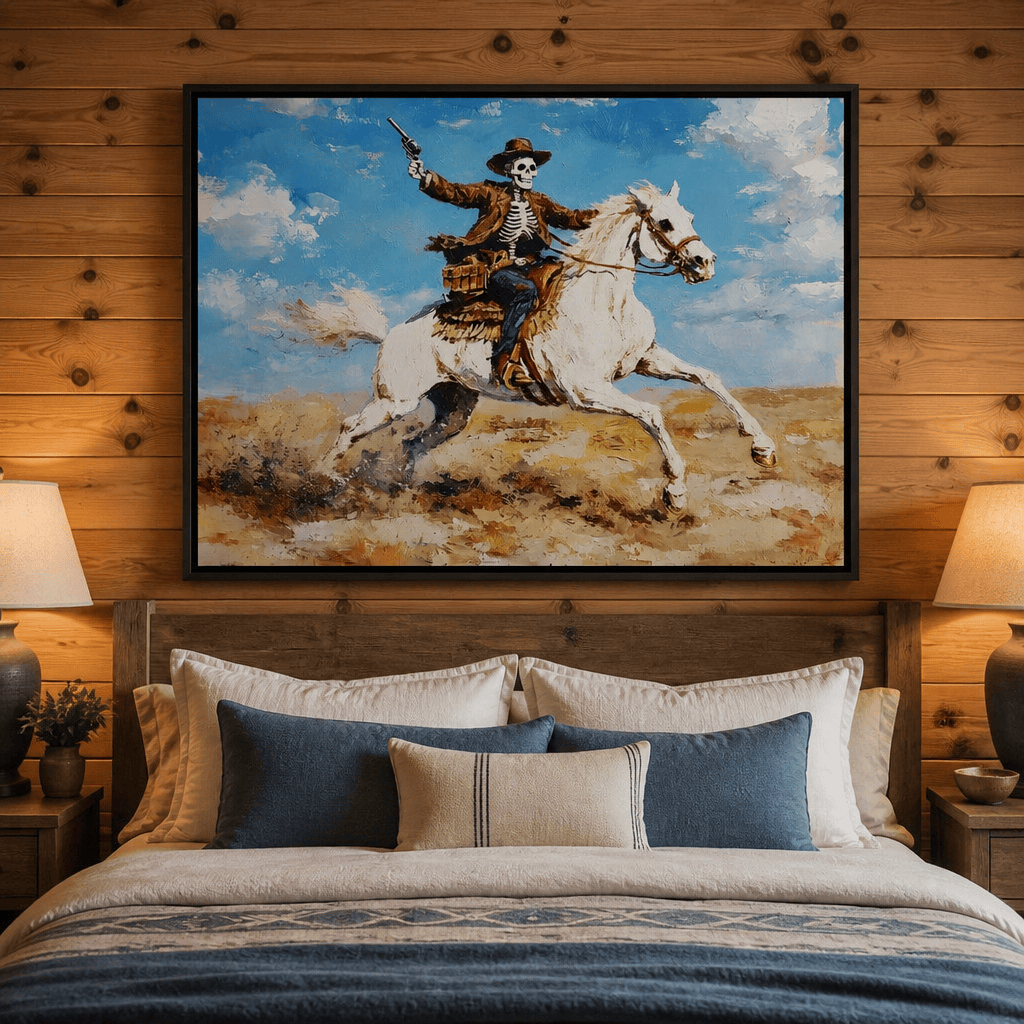 Rider of the Endless Plains Canvas Wall Art