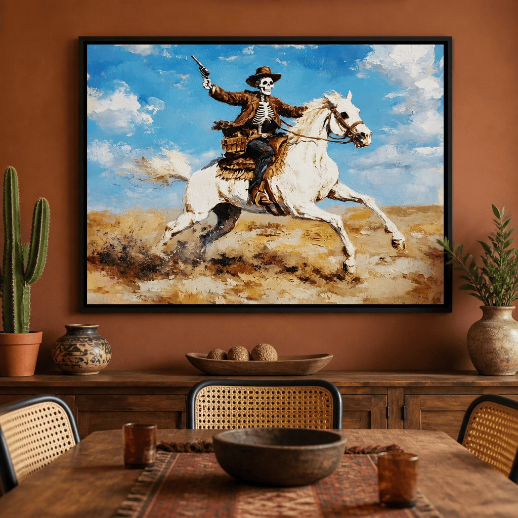 Rider of the Endless Plains Canvas Wall Art
