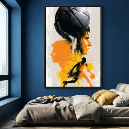 Rise of the Golden Court Hero Canvas Wall Art